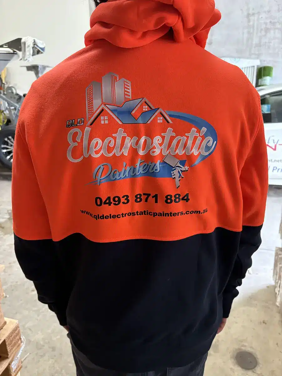 Hoodie Electrostatic logo